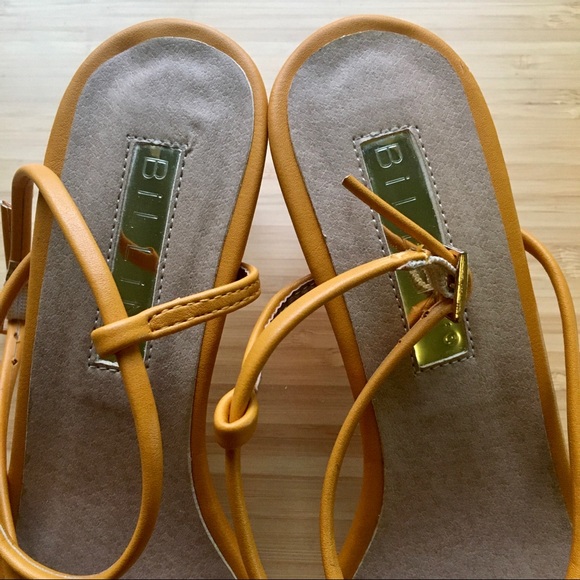 BILLINI Vegan Strappy Kitten Heels - Spice (5) NWT - Picture 7 of 16